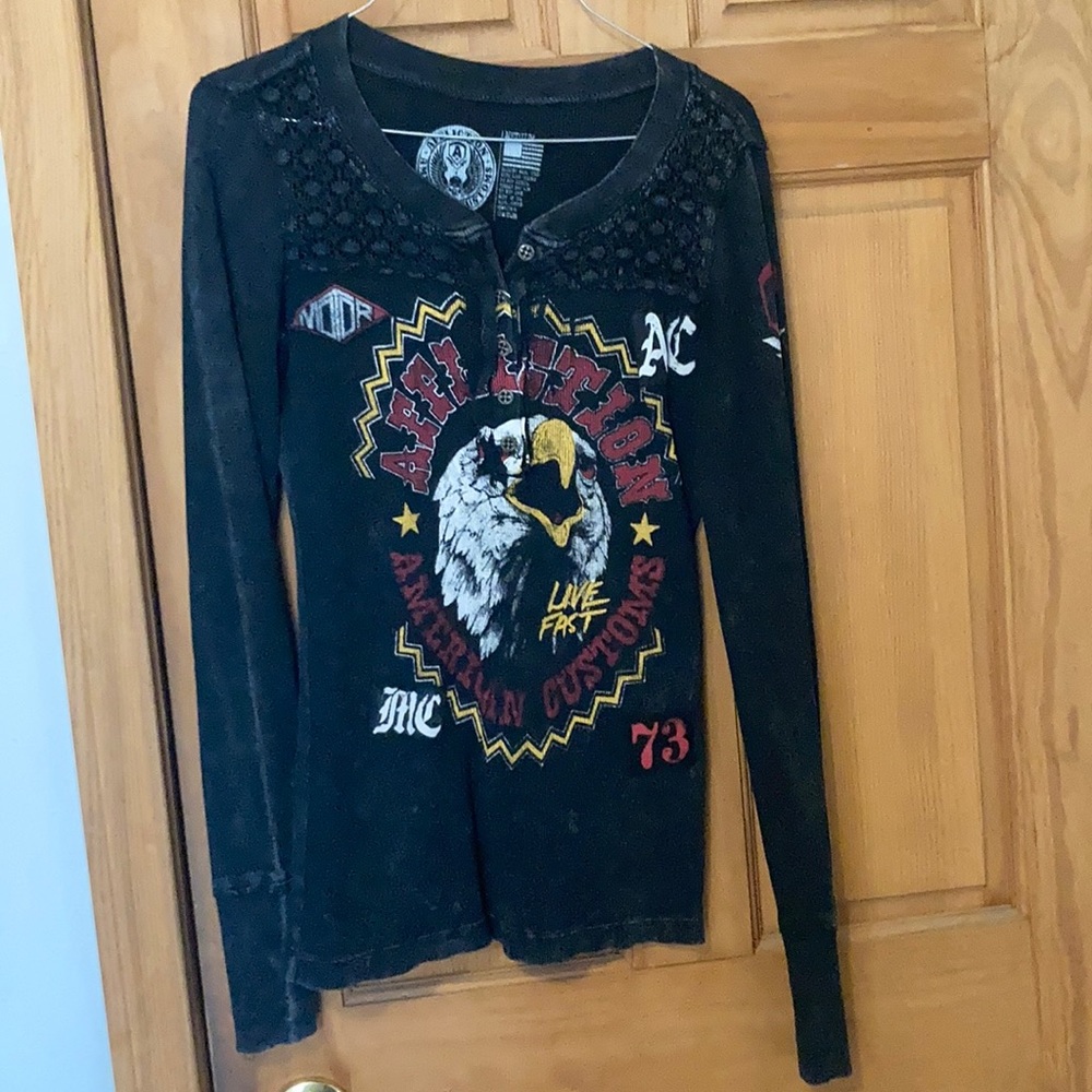 Women’s Affliction Long Sleeve Medium